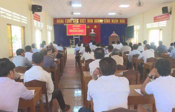 Vĩnh Châu tập huấn, bồi dưỡng nghiệp vụ công tác Dân vận, Mặt trận cơ sở năm 2023